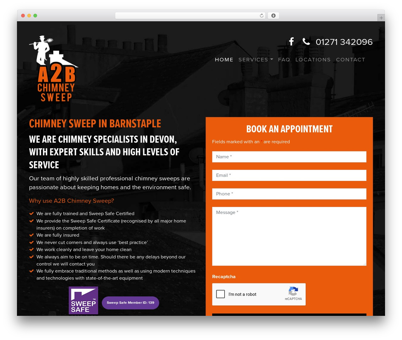 WordPress theme A2b Sweep - a2bchimneysweep.com WordPress theme A2b Sweep - a2bchimneysweep.com
