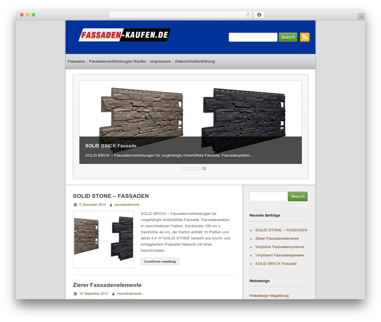 WordPress theme Priimo - bausatzelemente.de