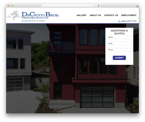 manufacturing top WordPress theme - deciccobros.ca