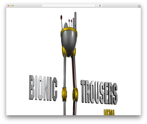 WordPress theme Bionic Trousers Custom Theme - bionictrousers.com