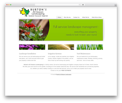 WordPress theme Cubit - burtonsallseason.com