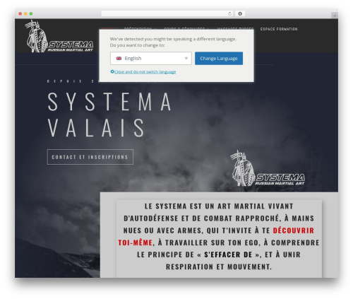 WordPress theme Divi - systema-valais.ch