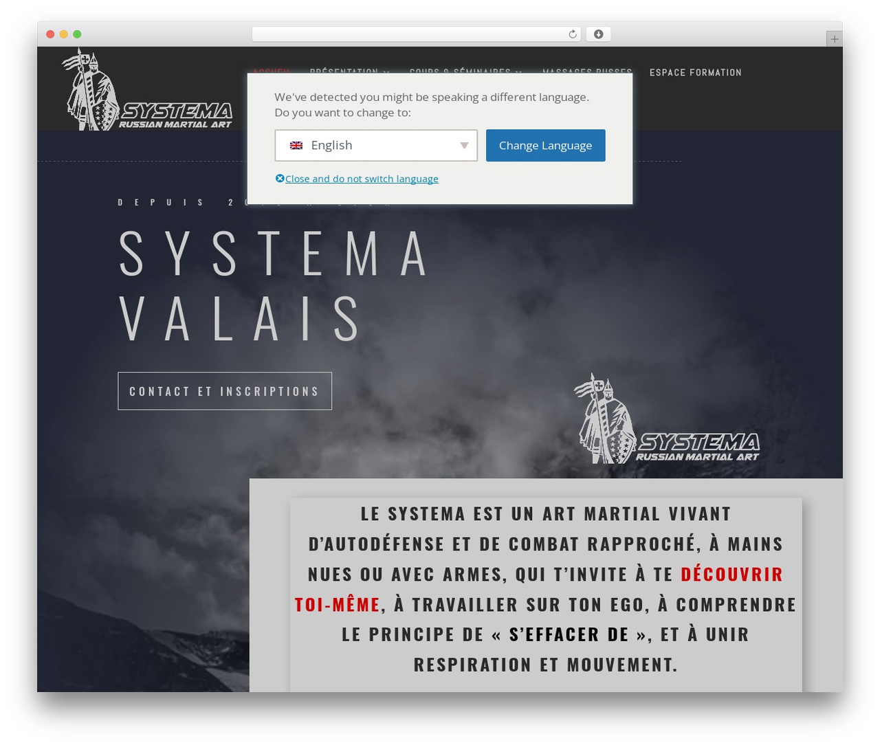 WordPress theme Divi - systema-valais.ch