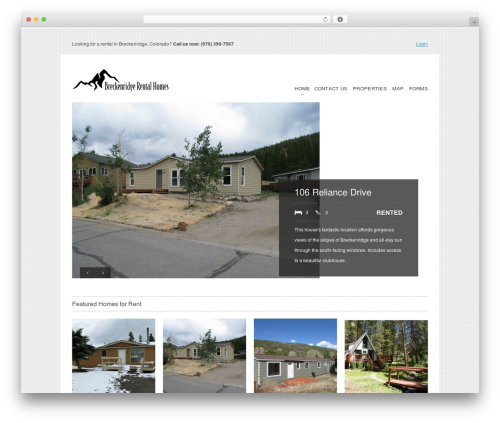 WP theme deCorum - breckrentalhomes.com