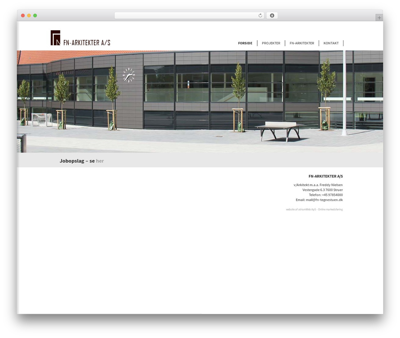 atriumWeb Tema top WordPress theme - fn-tegnestuen.dk