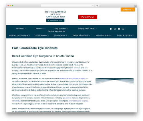 Avada WordPress theme design - flei.com