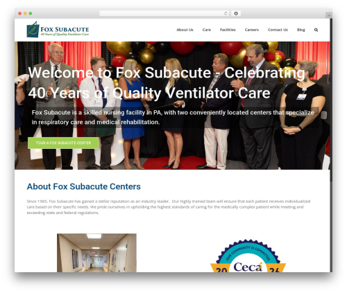 Avada WordPress theme - foxsubacute.com