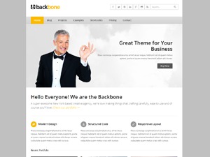 Backbone best WordPress theme by Fresh Themes