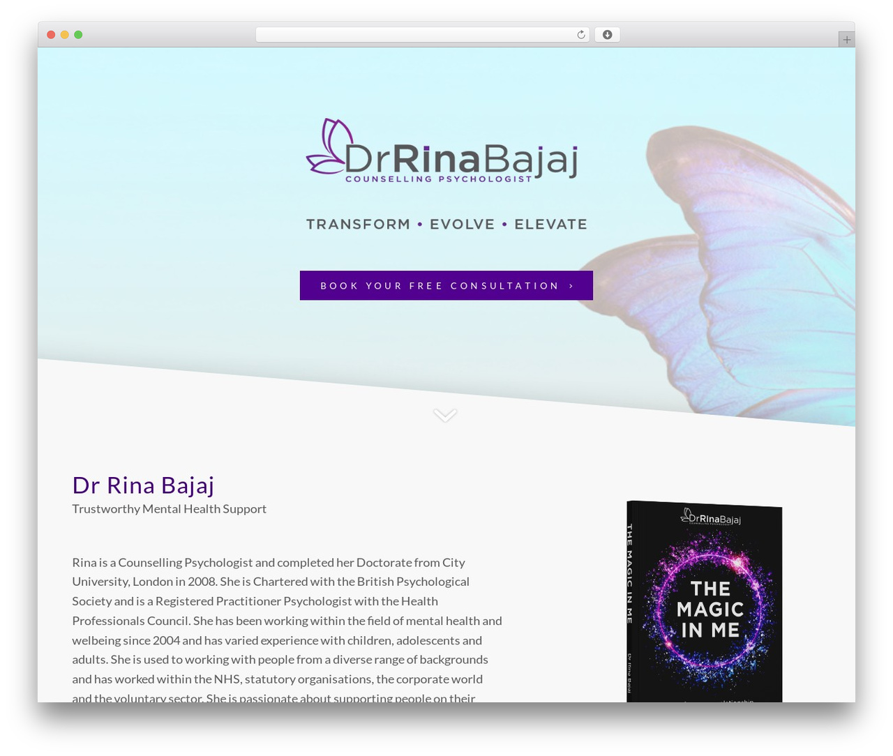 Enfold WordPress theme - rinabajaj.com