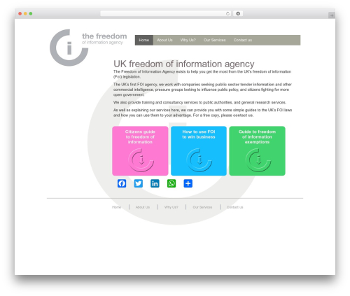 FOI Theme theme WordPress - freedomofinformation.co.uk