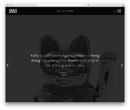 FuFu Creative Theme WP theme - fufucreative.com