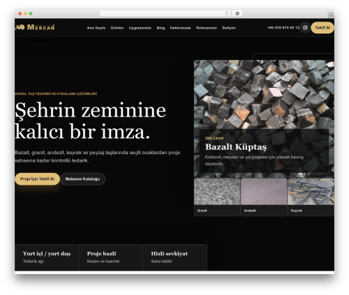 Gutentools free WordPress theme - bazaltkuptas.com