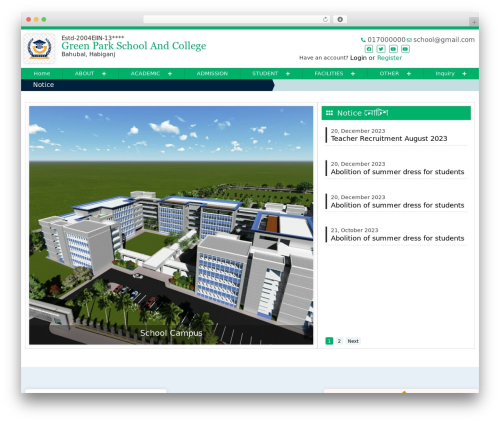 School management pro WordPress plugin - school.fsdfreeresource.com