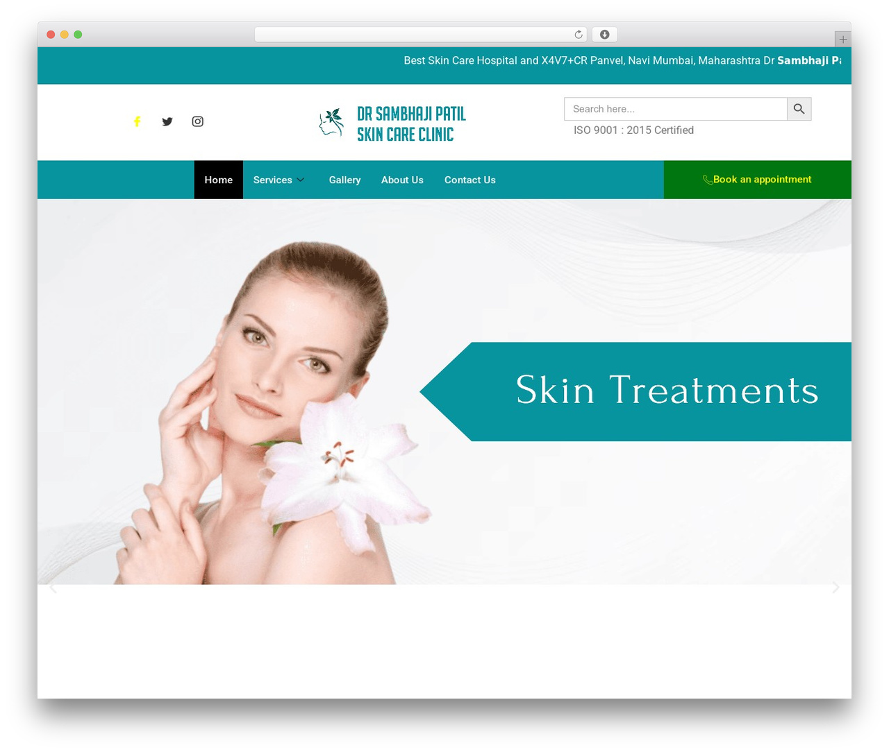 Hello Elementor WordPress theme - drsambhajipatil.com