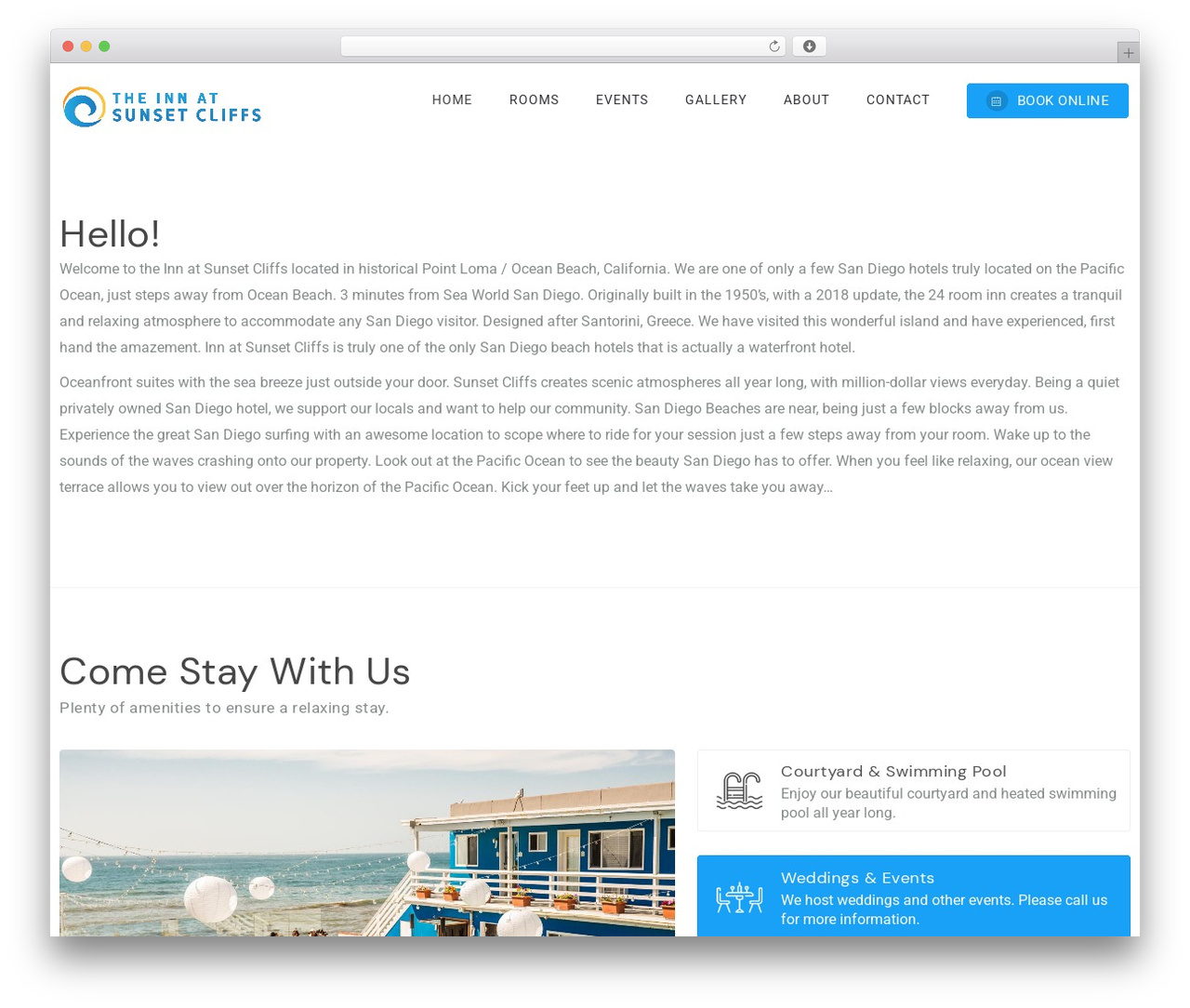 Himara WordPress theme - innatsunsetcliffs.com