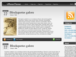 iPhoneTheme WordPress theme