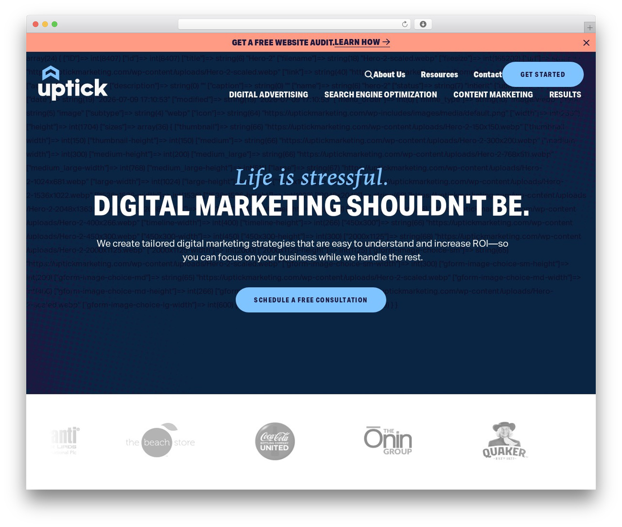 Kronos WordPress theme design - uptickmarketing.com Kronos WordPress theme design - uptickmarketing.com