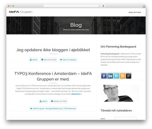 LandX WordPress template for business - flemming-bonkegaard.dk