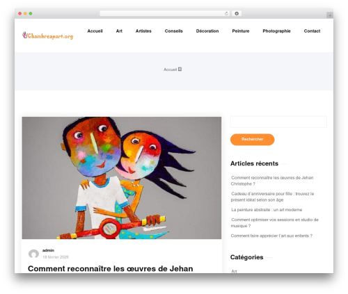 Quality WordPress theme - chambreapart.org