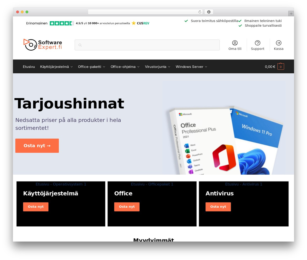 Shoptimizer WordPress ecommerce theme - softwareexpert.fi
