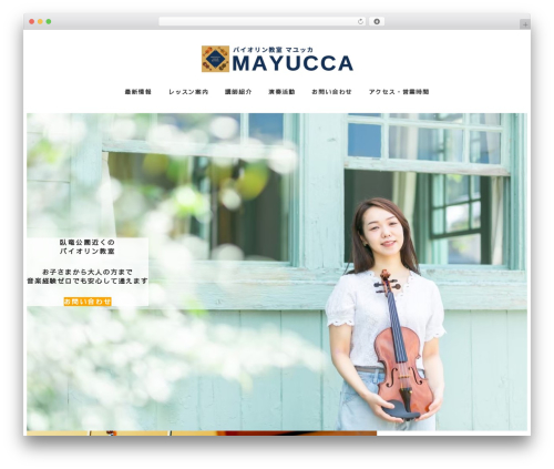 Ruijinen block patterns WordPress plugin - violin-school-mayucca.com
