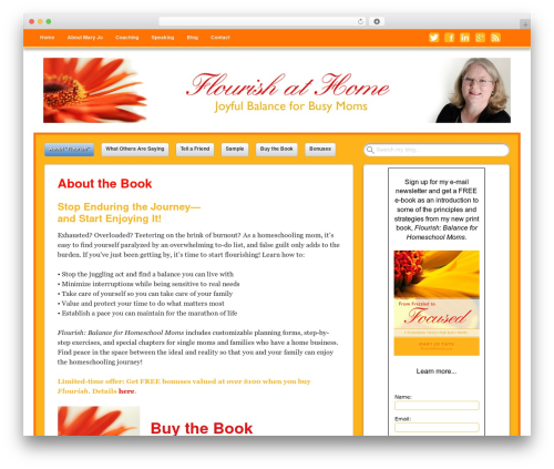 Theme WordPress Get Noticed! - flourishathome.com