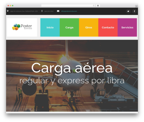 Theme WordPress cherry - posterenvios.com