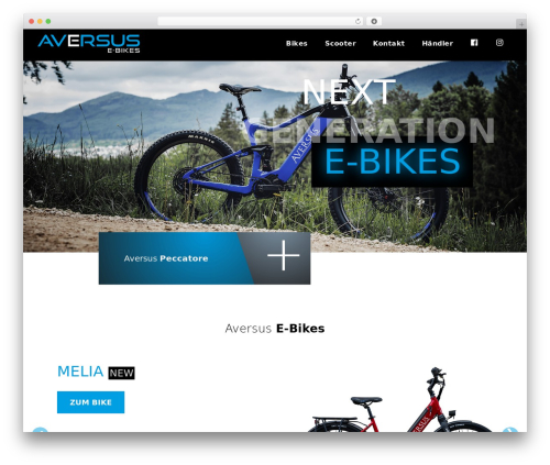 Theme WordPress Dummy - aversusbikes.ch