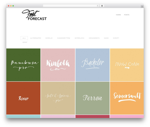 Themewich shortcodes WordPress plugin - fontforecast.com