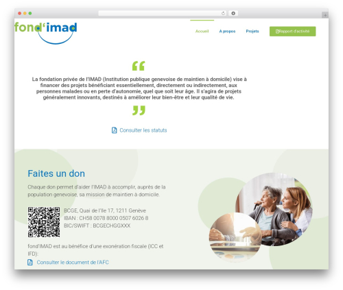 Theme WordPress Hello Elementor - fondimad.ch