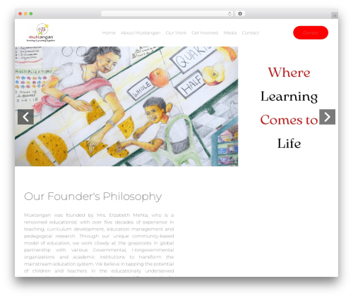Webinane responsive header WordPress plugin - muktanganedu.org