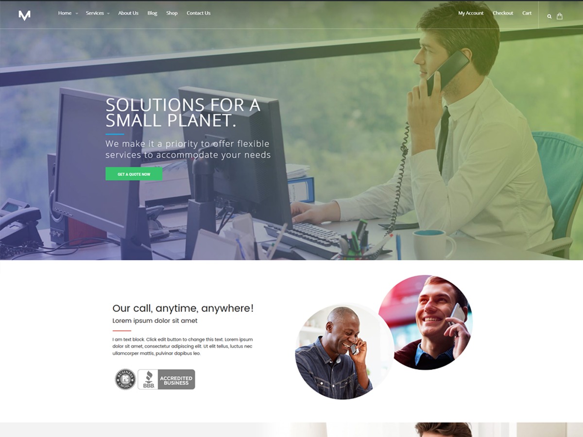 Theme WordPress Voip by Mymoun