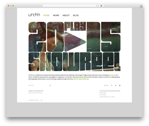 Urchinweb WordPress theme - urchn.org