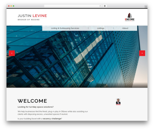 WordPress theme IXACT Framework - encorecommercial.ca