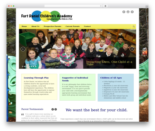 WordPress theme Modernize - fortdaniel.org