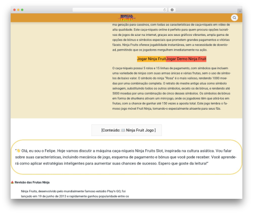 WordPress theme PokaTheme - fruitninjaaposta.com
