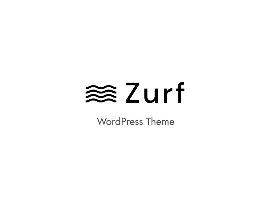 WordPress theme Zurf WordPress theme Zurf