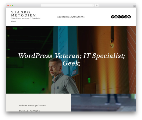 WordPress website theme Ona - metodiew.com
