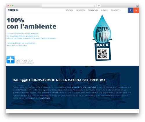 WP theme wp-bootstrap - friodis.it