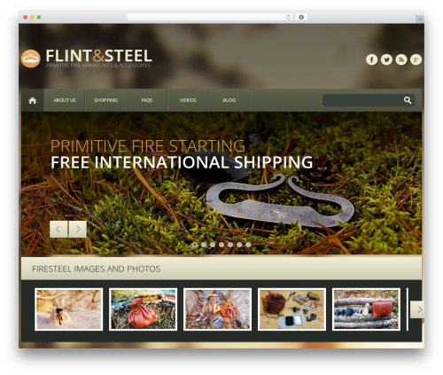 WP theme cherry - flint-and-steel.com