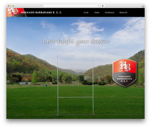 北海道バーバリアンズ WordPress theme - hokkaido-barbarians.com