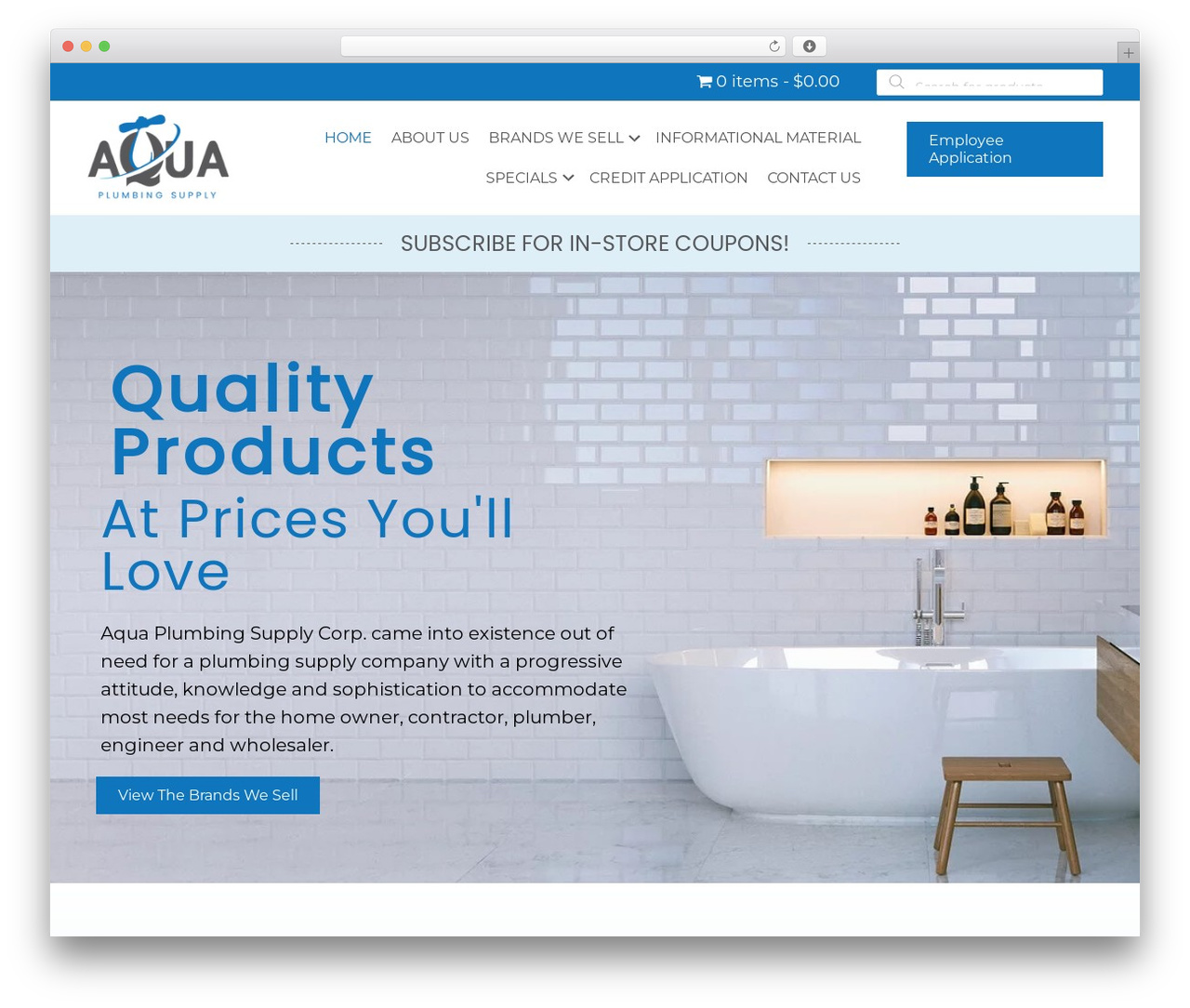 Beaver Builder Theme WordPress theme - aquaplumbingsupply.com