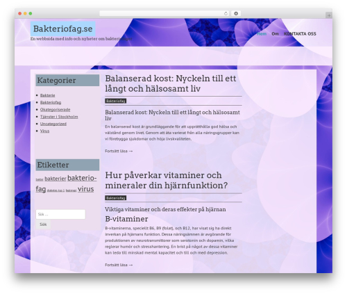 Quark WordPress theme - bakteriofag.se Quark WordPress theme - bakteriofag.se