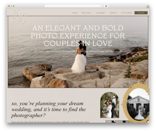 Showit WordPress theme - kayladuffinphotography.com