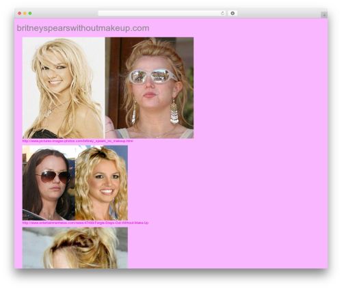 The Bootstrap WordPress theme - britneyspearswithoutmakeup.com