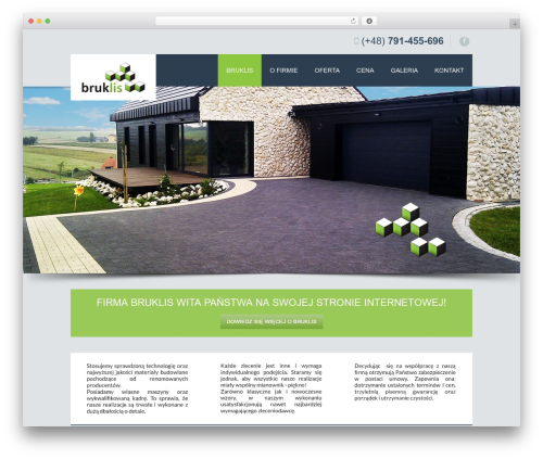 Tisson theme WordPress - bruklis.pl