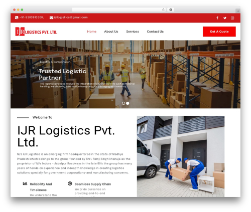 WordPress theme baseTheme - ijrlogistics.com