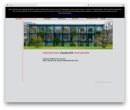 WordPress theme BBI Theme - bbi-ig.de