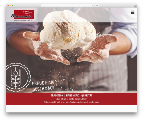 WordPress theme WP-CMS15 - baeckerei-buerenkemper.de