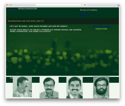 WordPress website theme Eventure - synergynetin.com